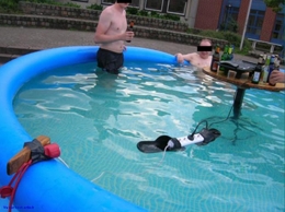 lol travail sécurité humour Risque électrique Electricité piscine